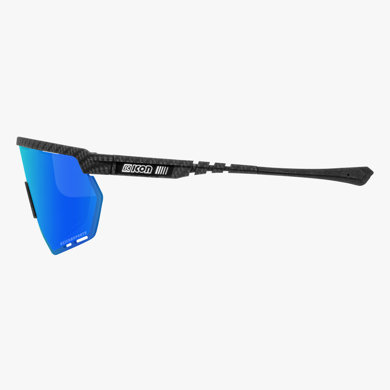 Scicon Aerowing Occhiali Ciclismo Carbon Opaco/Blu Online