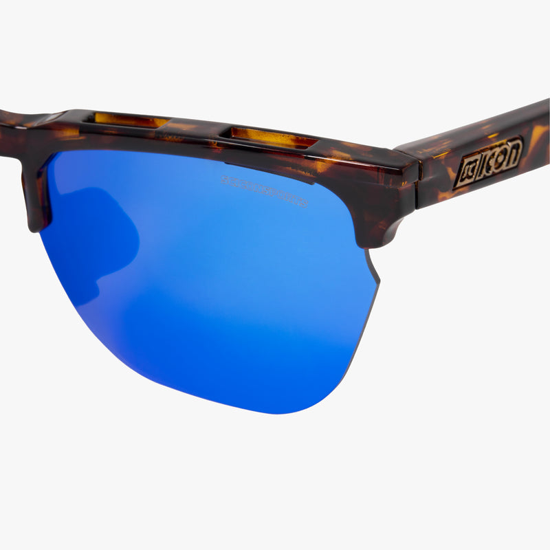 Scicon Occhiali da sole Gravel Tartarugati/Lenti Blu Specchiate Vendite Flash