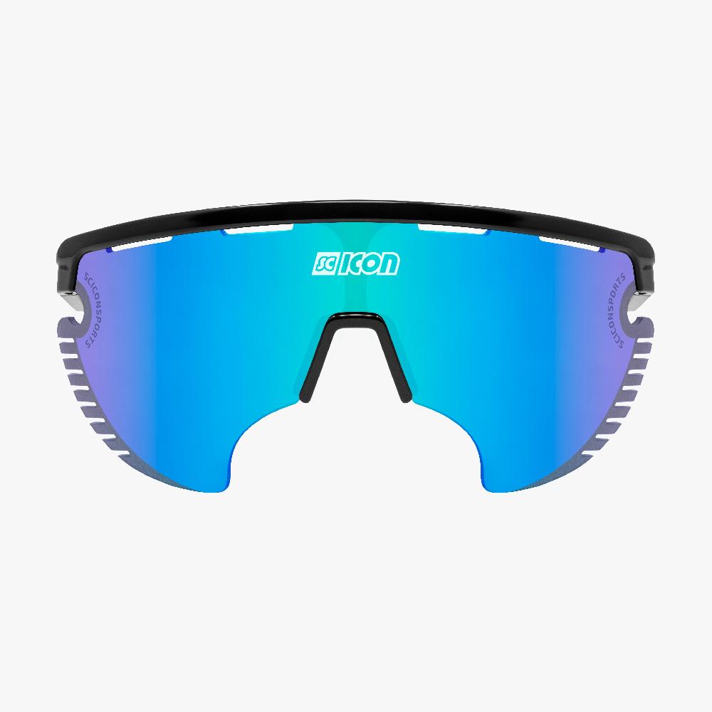 Scicon Occhiali Sportivi Aerowing Lamon Neri/ Lente Blu Specchiata Offerta migliore
