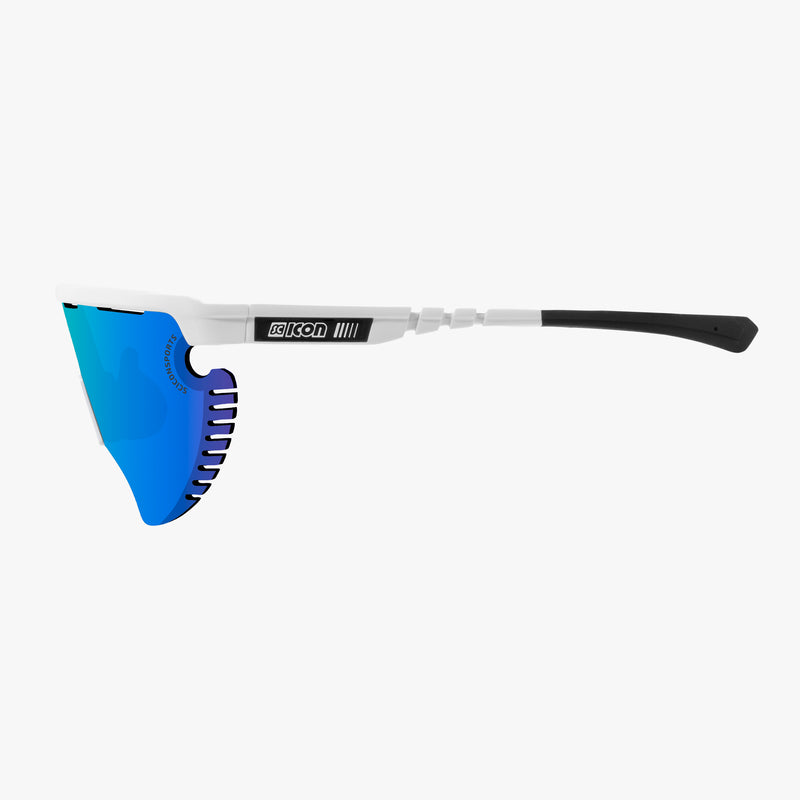 Scicon Occhiali Sportivi Aerowing Lamon Montatura Bianca/Lente Blu Lightning offer