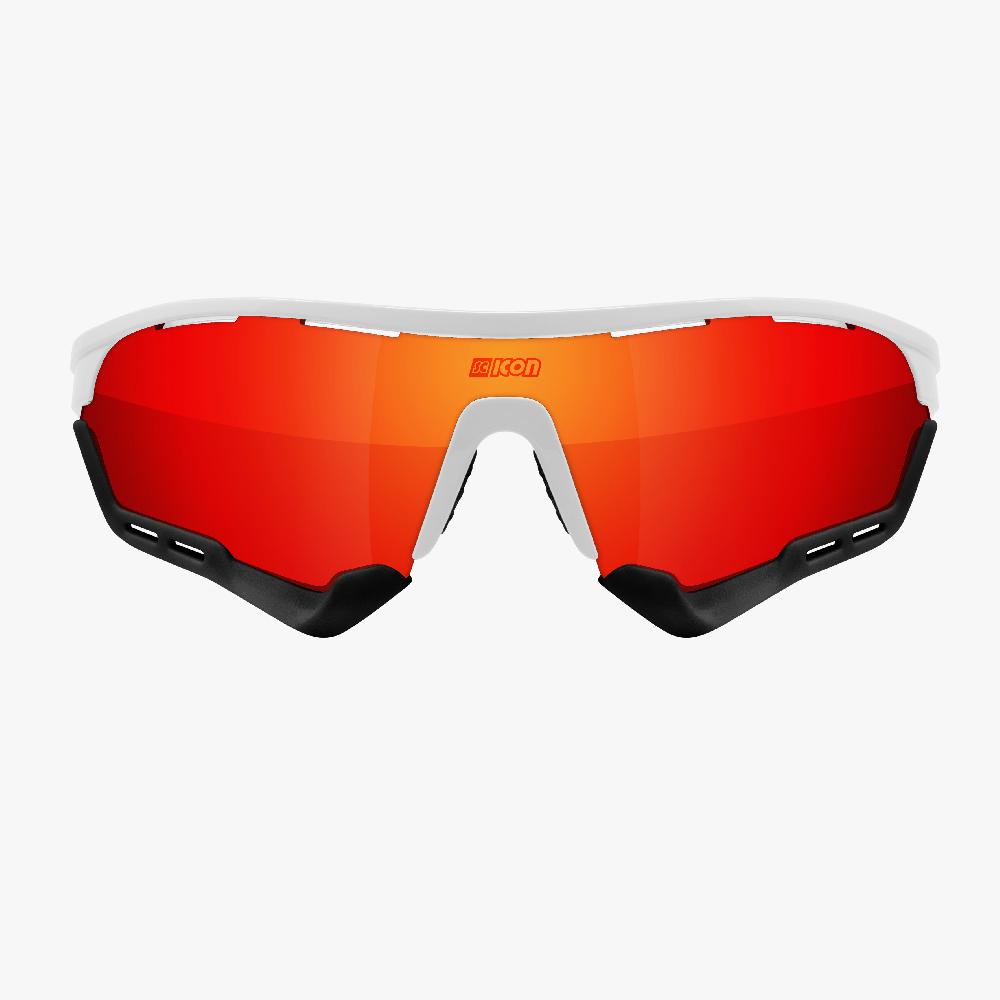 Scicon Aerotech SCN-PP Occhiali Sportivi Bianco/Rosso In vendita