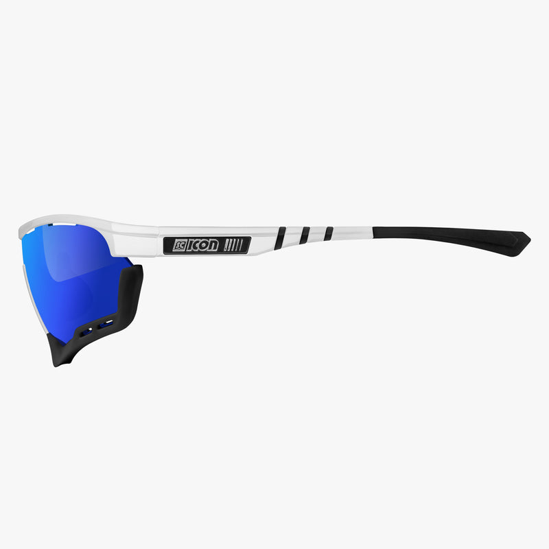 Scicon Aerotech SCN-PP Occhiali Sportivi Bianco/Blu Duty-free