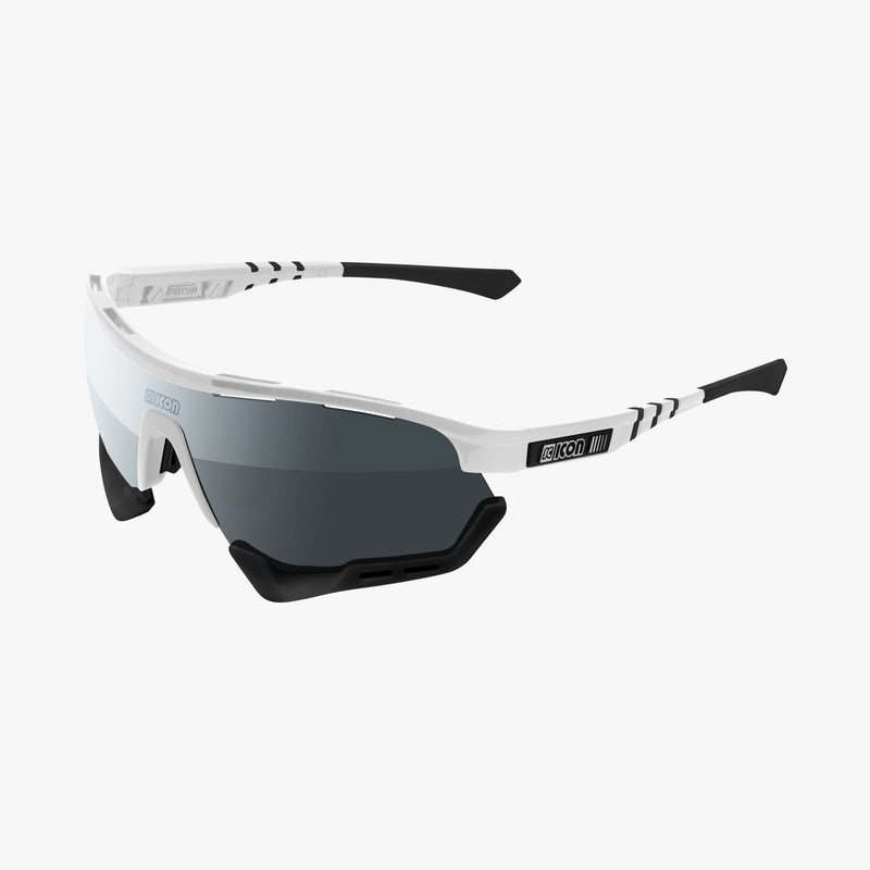 Scicon Aerotech SCN-PP Occhiali Sportivi Bianco/Argento
