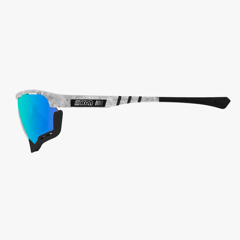 Scicon Aerotech SCN-PP Occhiali Sportivi Bianco/Blu Italy