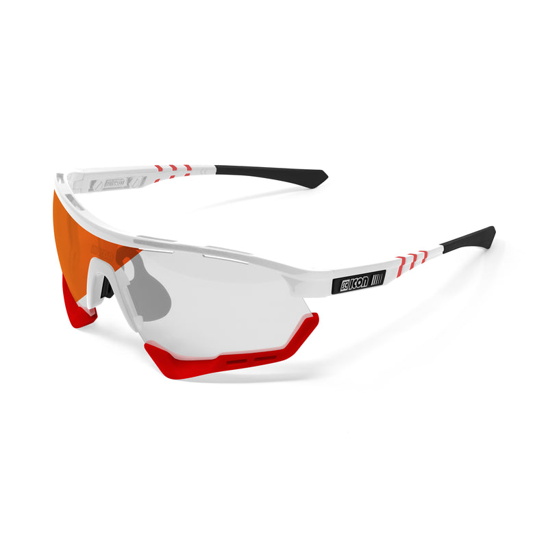 Scicon Aerotech SCN-XT Fotocromatico XL Bianco/Rosso