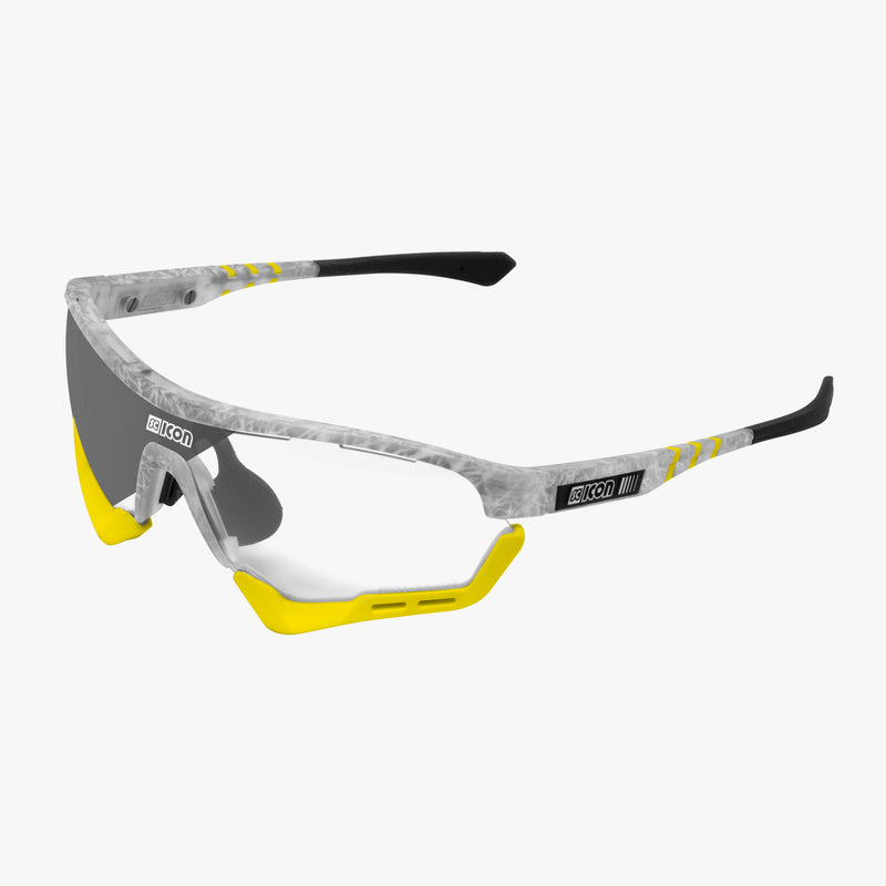 Scicon Aerotech SCN-XT Fotocromatico XL Bianco/Argento