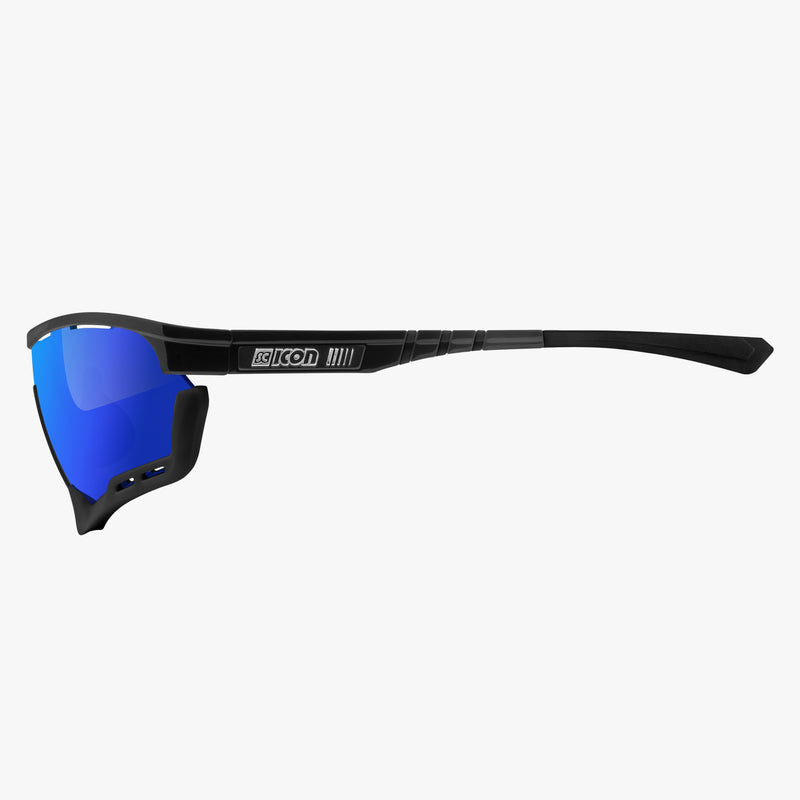 Scicon Aerotech XXL Occhiali Sportivi Nero/Blu Presa