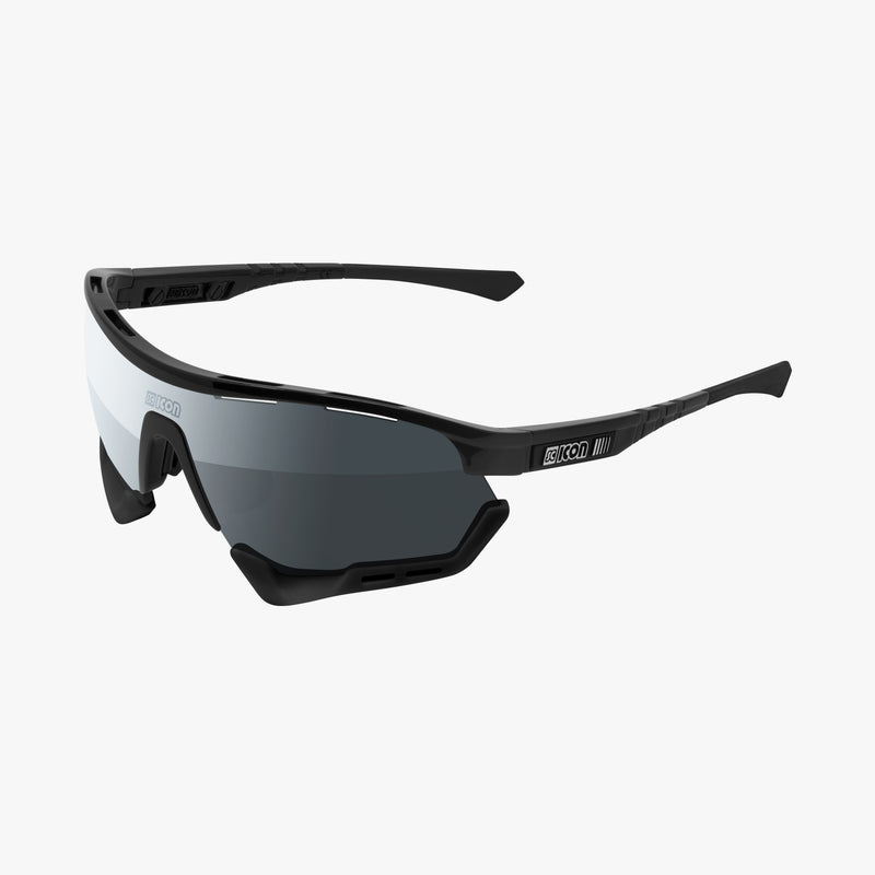 Scicon Aerotech XXL Occhiali Sportivi Nero/Argento Offerta