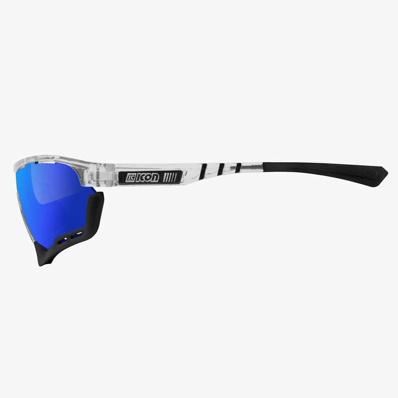 Scicon Aerotech XXL Occhiali Sportivi Cristallo/Blu Saldi