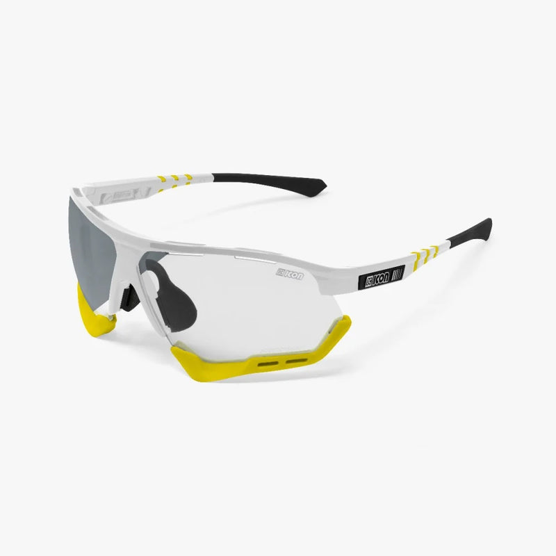 Scicon Aerocomfort SCN-XT Fotocromatico Bianco/Argento Nuova