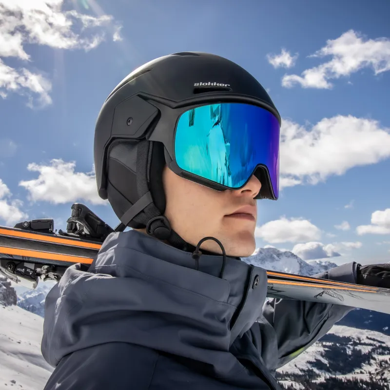 Slokker Casco da sci Lapo polarized photochromic Nuovo
