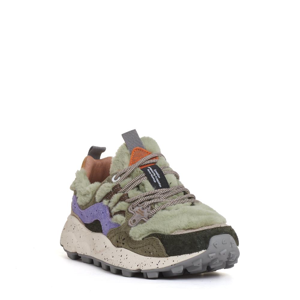 Sorelle Perego sneakers lilla e pelo verde Moda