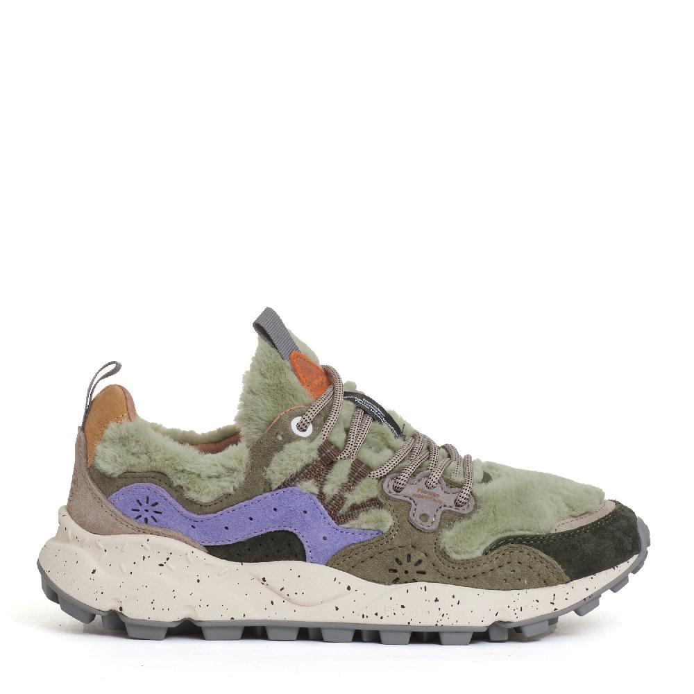 Sorelle Perego sneakers lilla e pelo verde Moda