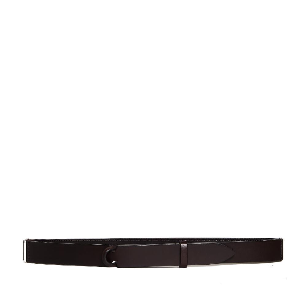 Sorelle Perego cintura nobuckle pelle bull marrone Negozio online di fabbrica
