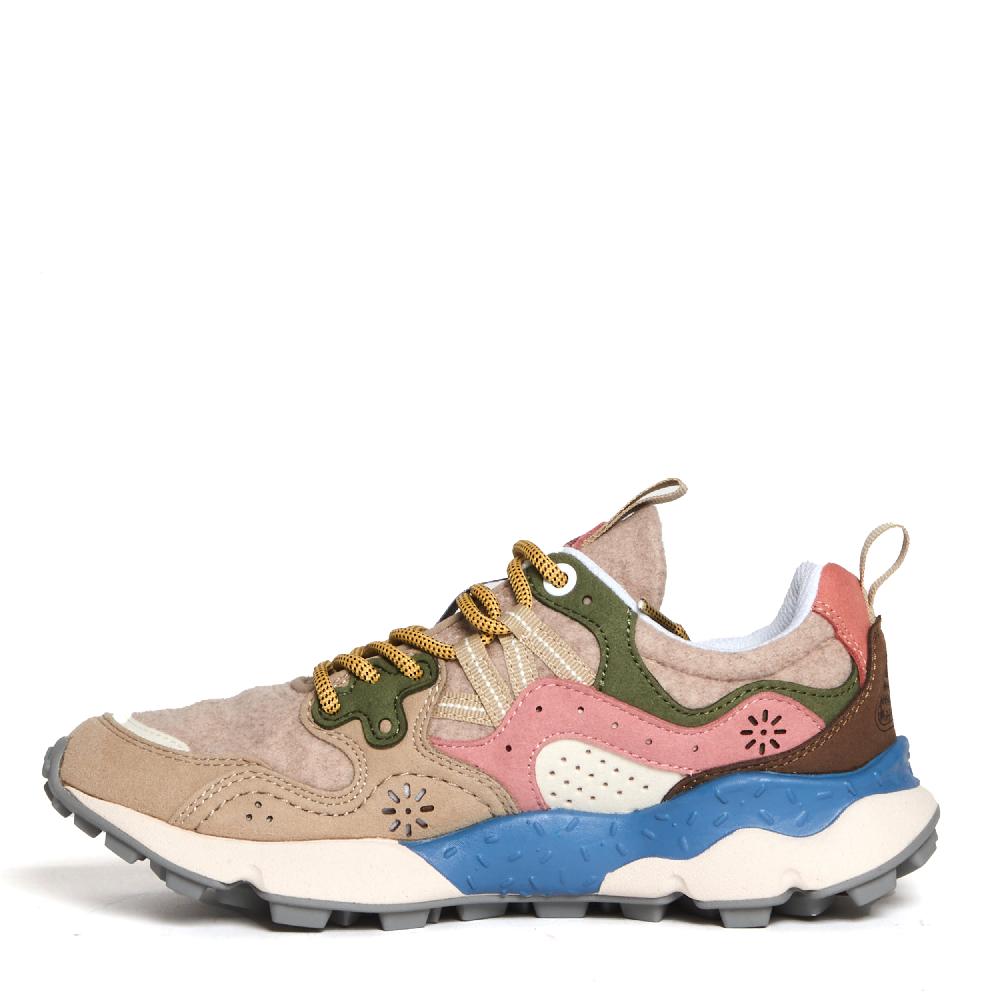 Sorelle Perego sneakers beige verde e rosa Prezzo di fabbrica