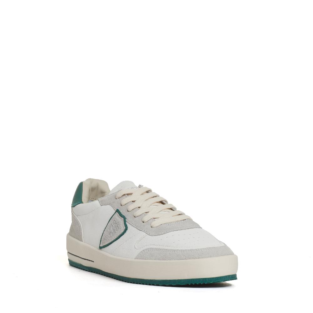 Sorelle Perego sneakers Nice pelle bianco spoiler verde Fornitura limitata