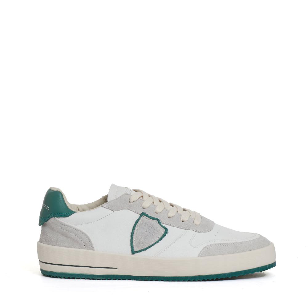 Sorelle Perego sneakers Nice pelle bianco spoiler verde Fornitura limitata