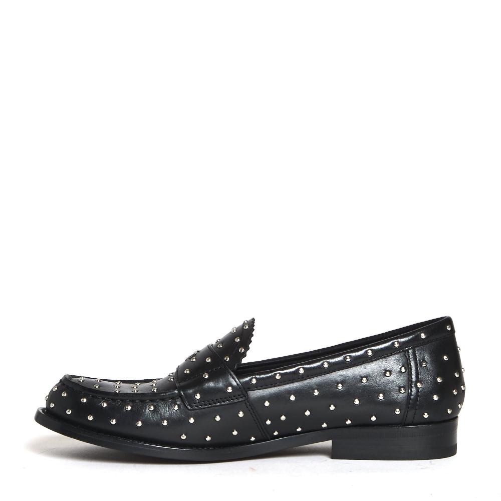 Sorelle Perego classic stud loafer black Cyber Monday