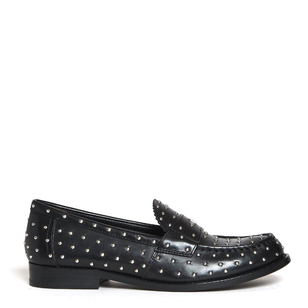 Sorelle Perego classic stud loafer black Cyber Monday