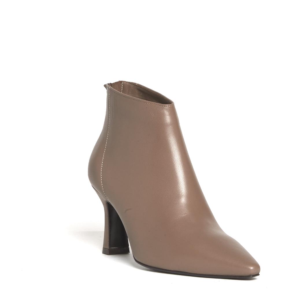 Sorelle Perego stivaletto pelle tortora tacco 75 mm Offerta Pasqua