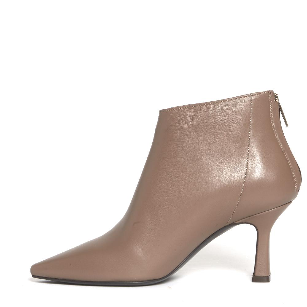 Sorelle Perego stivaletto pelle tortora tacco 75 mm Offerta Pasqua