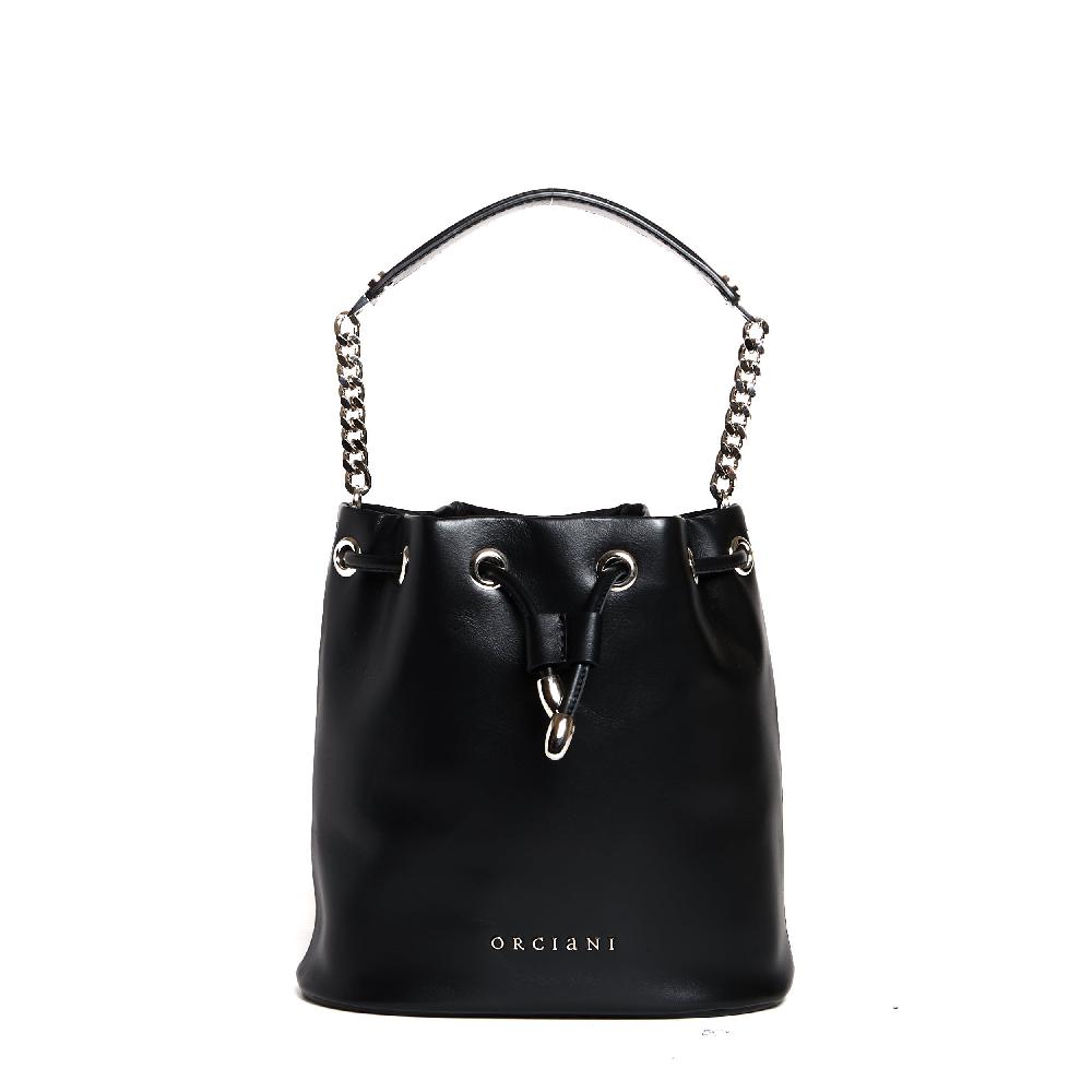 Sorelle Perego secchiello mini pelle nero Offerte esclusive