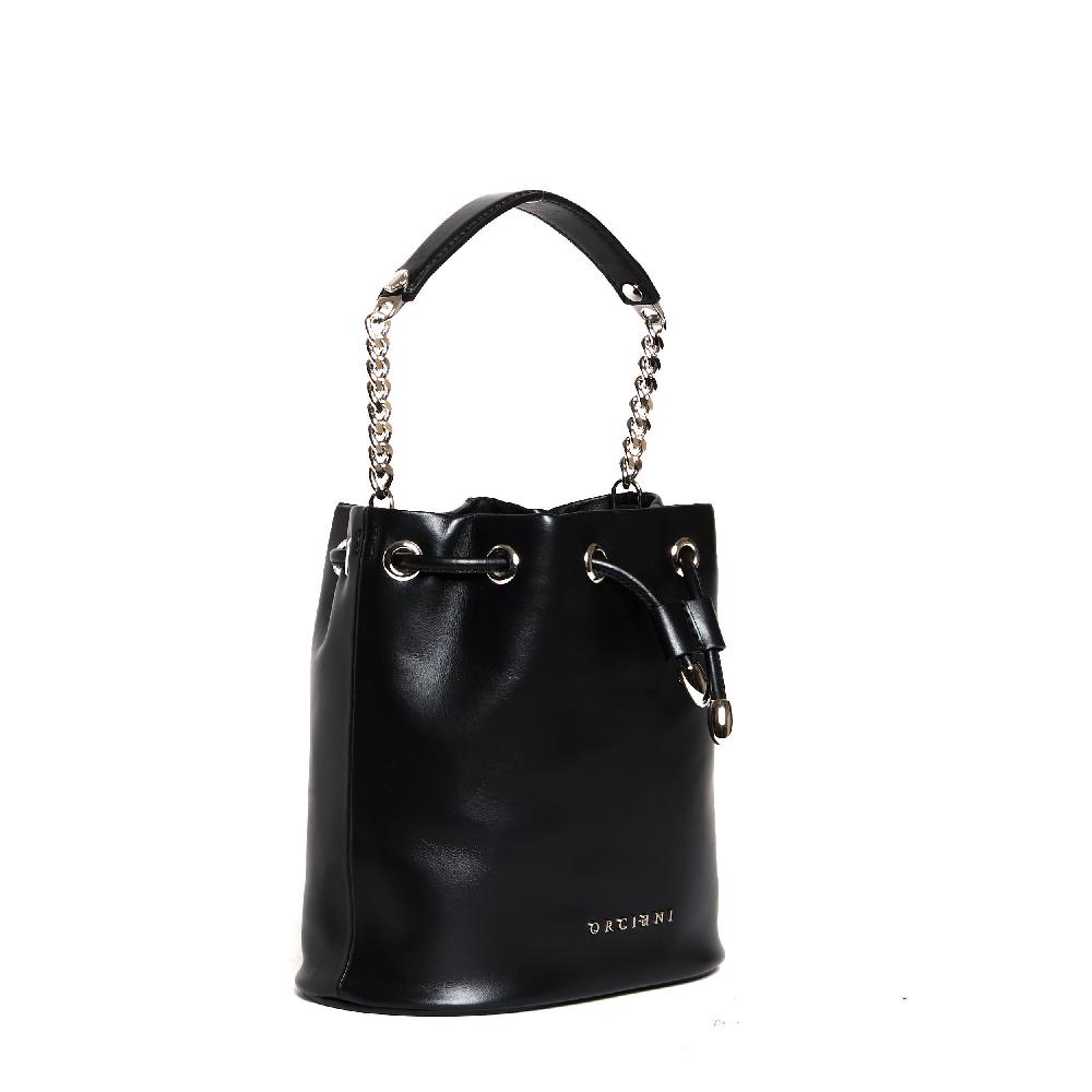 Sorelle Perego secchiello mini pelle nero Offerte esclusive