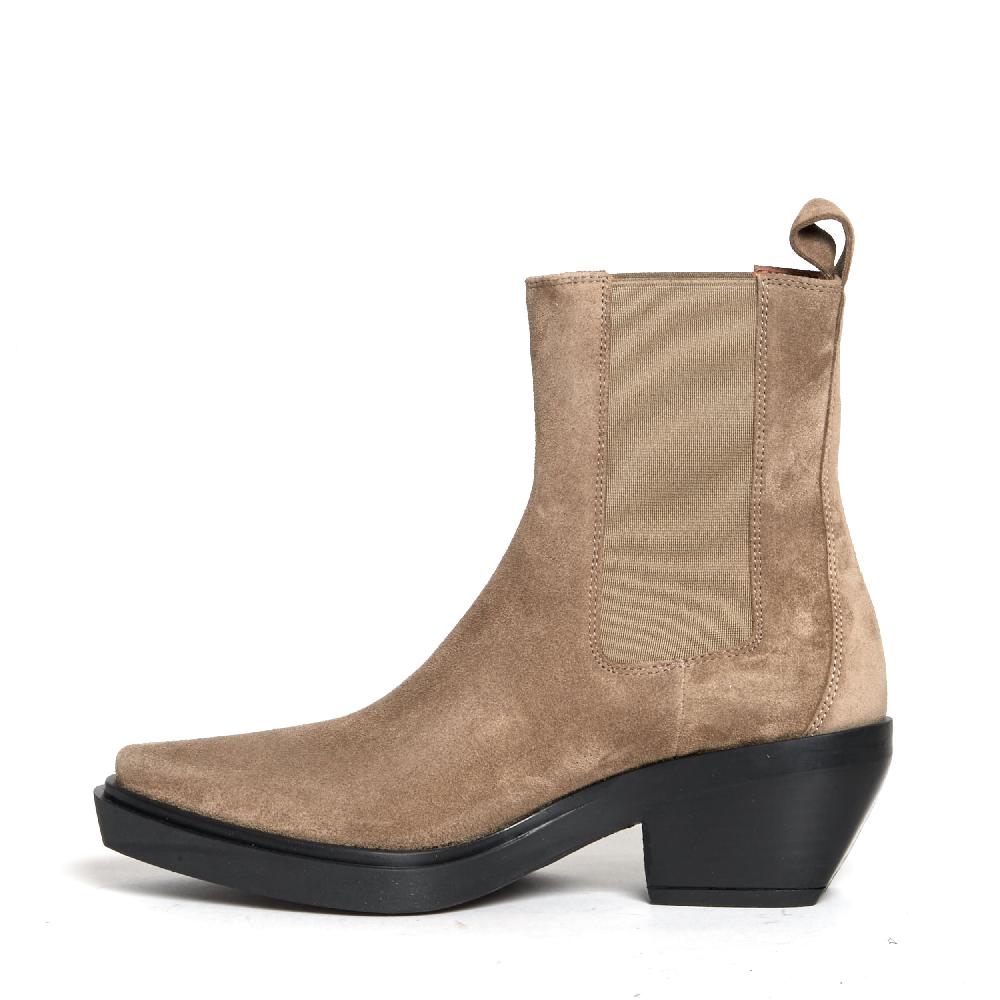 Sorelle Perego texano camoscio taupe Liquidazione