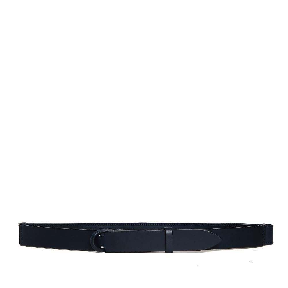 Sorelle Perego cintura nobuckle pelle bull blu Super Saving Price