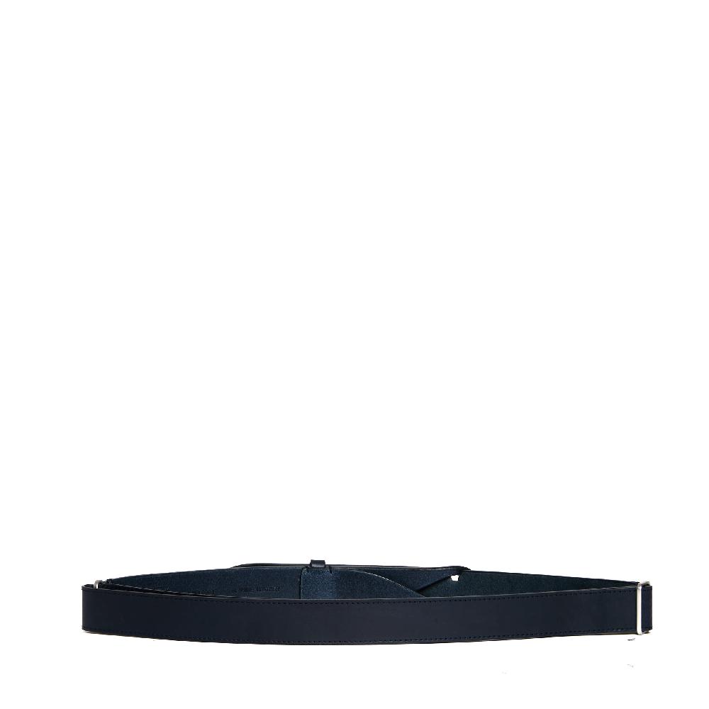 Sorelle Perego cintura nobuckle pelle bull blu Super Saving Price