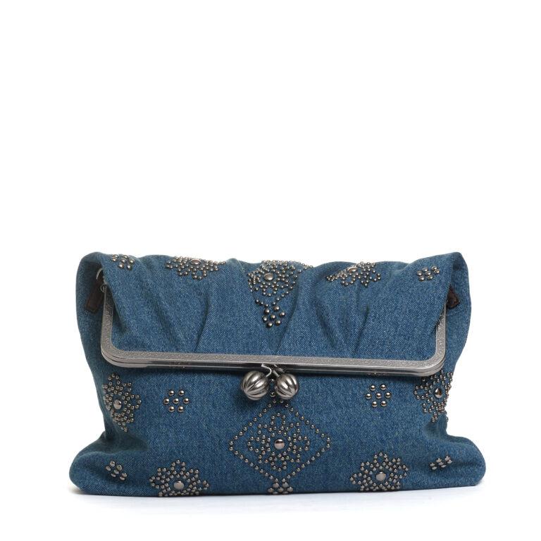 Sorelle Perego borsa in jeans tasca Latest stili