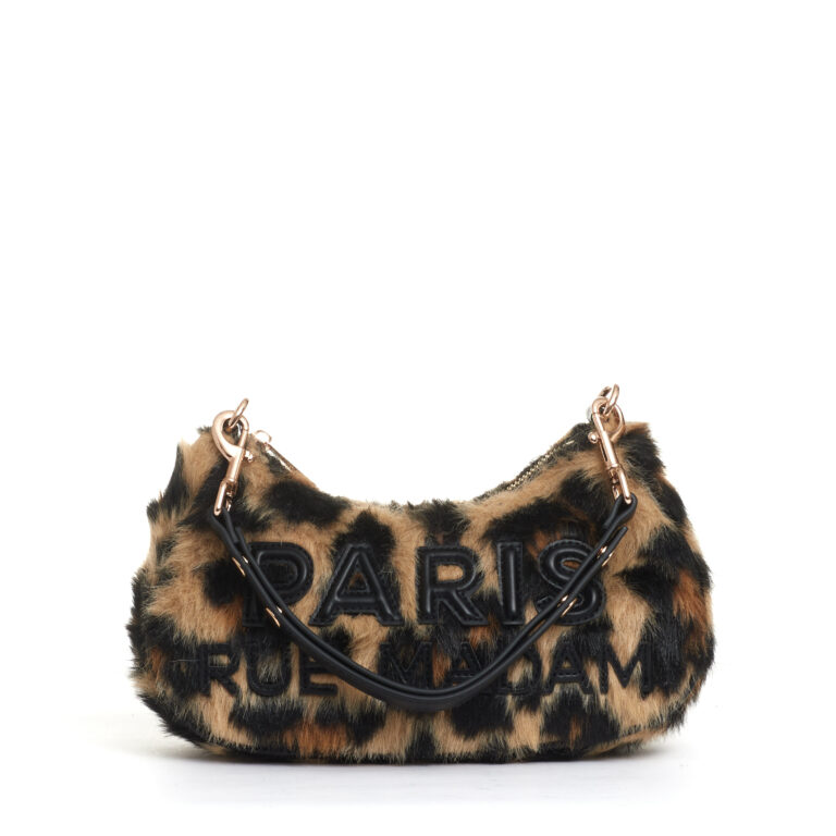 Sorelle Perego borse hobo ecofur leopardo Promozione temporanea