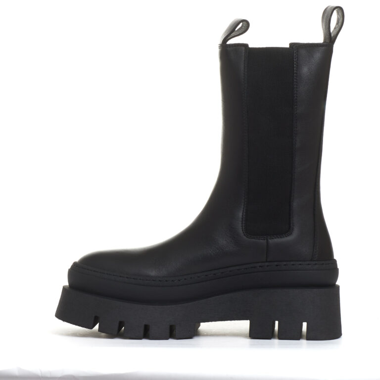 Sorelle Perego chelsea boot doppio fondo nero Only for today