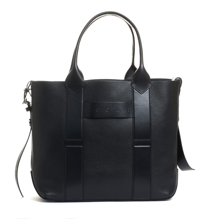 Sorelle Perego shopping media pelle nera Discount Store per i nuovi prodotti