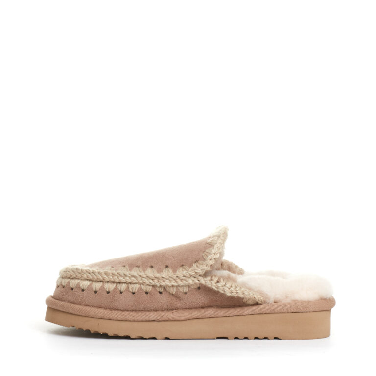 Sorelle Perego eskimo ciabatta camoscio beige Enormi sconti