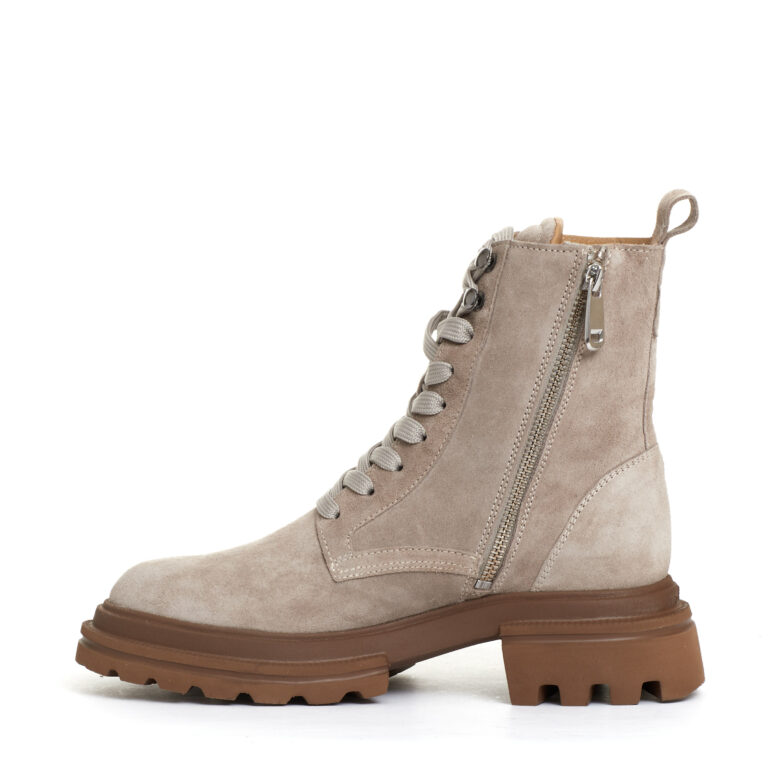 Sorelle Perego anfibio camoscio beige 50% di sconto con spedizione gratuita