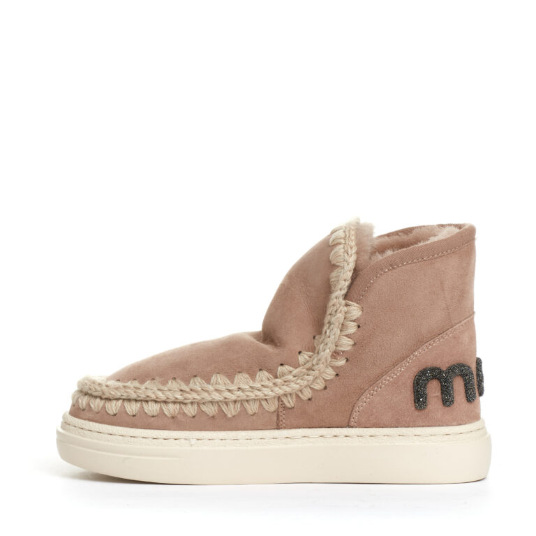 Sorelle Perego boot eskimo fondo sneakers camoscio nude Officina