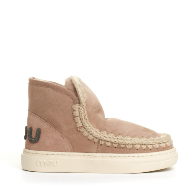 Sorelle Perego boot eskimo fondo sneakers camoscio nude Officina