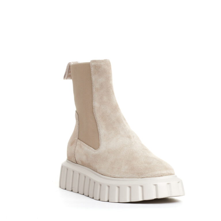Sorelle Perego chelsea boot camoscio beige Duty-free