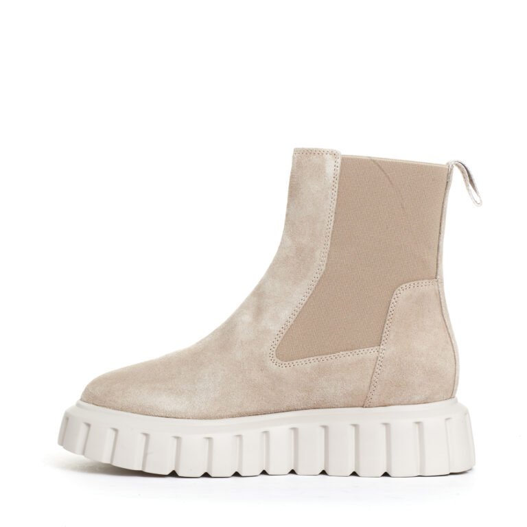 Sorelle Perego chelsea boot camoscio beige Duty-free