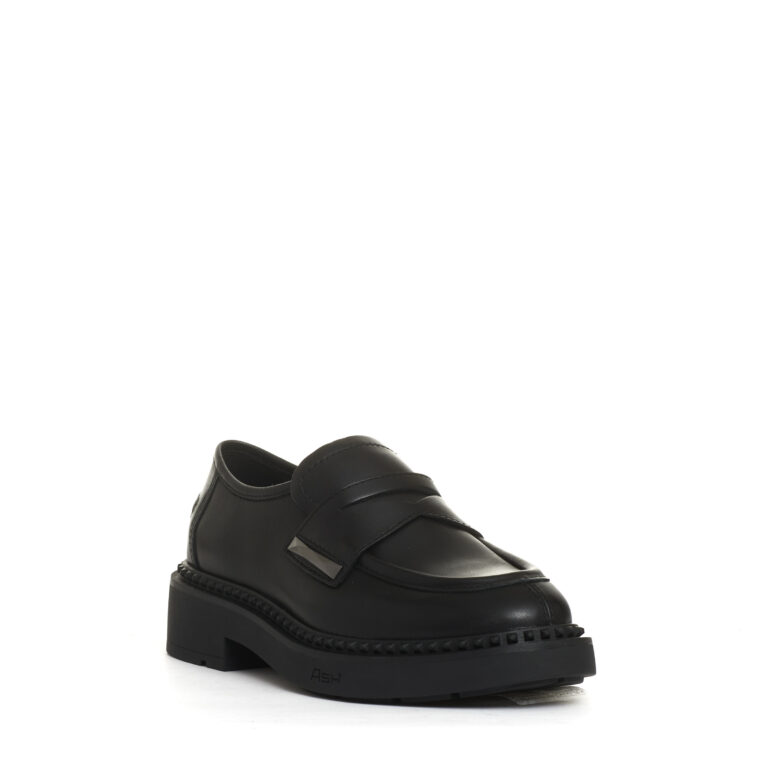 Sorelle Perego mocassino pelle nero con borchia Qualità Garantita