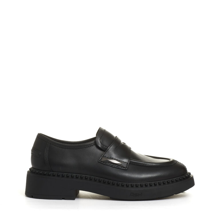 Sorelle Perego mocassino pelle nero con borchia Qualità Garantita