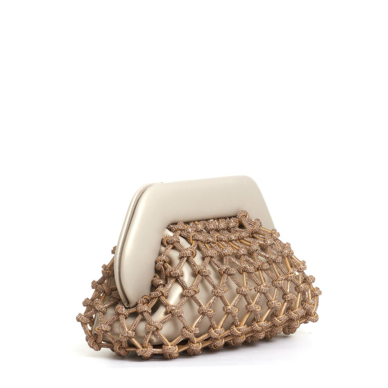 Sorelle Perego clutch strass oro Promozione Limitata