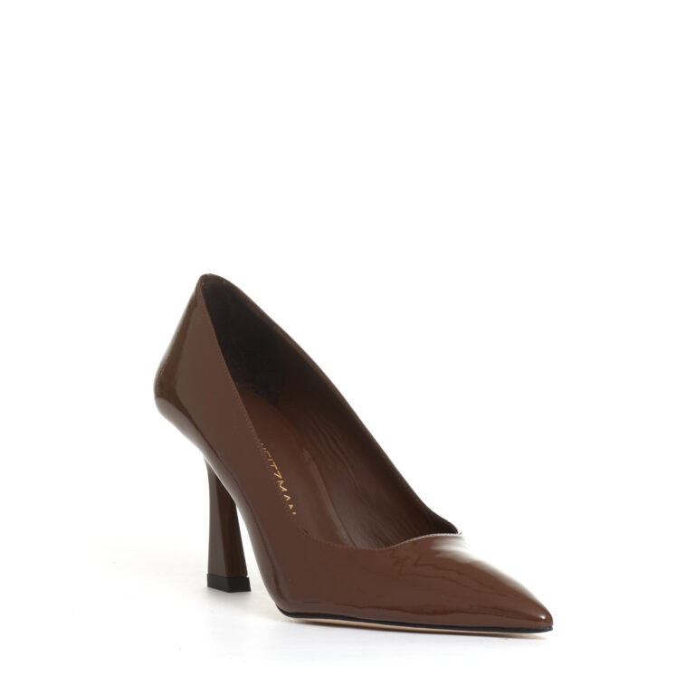 Sorelle Perego pump vernice caffè tacco 85 mm Fino Al -60%