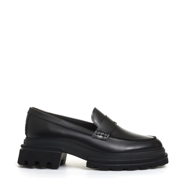 Sorelle Perego nuovo mocassino pelle nero Sconto