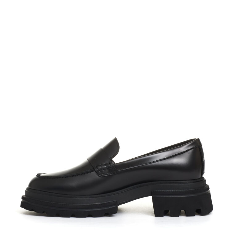 Sorelle Perego nuovo mocassino pelle nero Sconto
