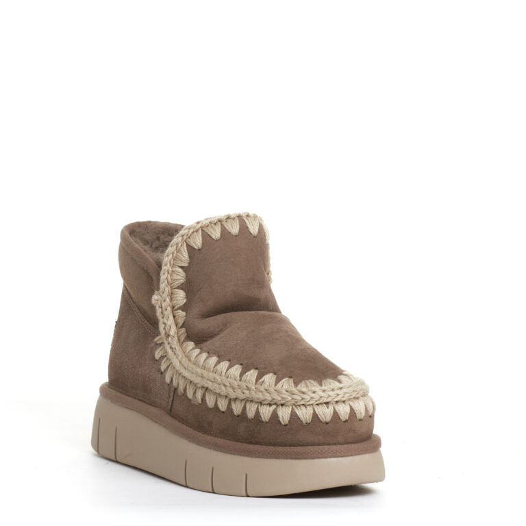 Sorelle Perego boot eskimo bounce camoscio grigio Vendita Economica