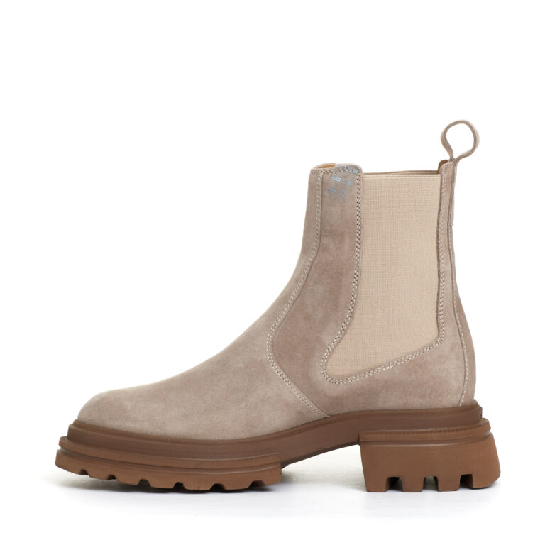 Sorelle Perego chelsea boot elastico camoscio beige Spedizione gratuita