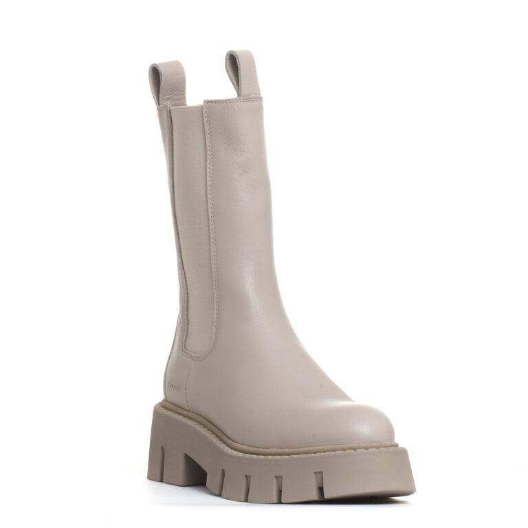 Sorelle Perego chelsea boot fondo carroramato pelle beige Comprare a buon mercato