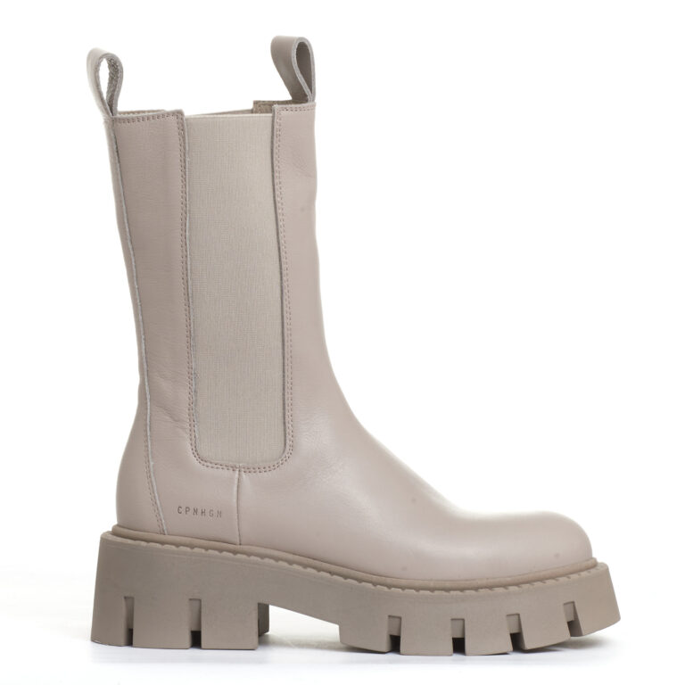Sorelle Perego chelsea boot fondo carroramato pelle beige Comprare a buon mercato